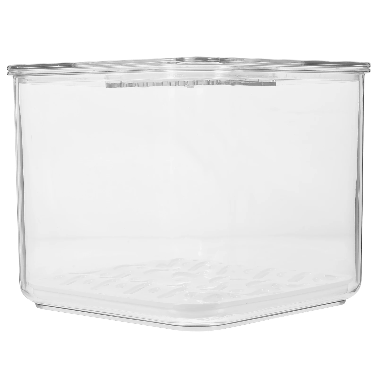 

Large Capacity Food Storage Containers Fridge Organizer Drain Tray Transparent Design Stackable Fruit Vegetable Refrigerator