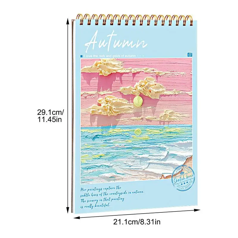 Скетчбук А4 профессиональный, утолщенный блокнот для рисования скетчей и граффити, ручная роспись, школьные принадлежности