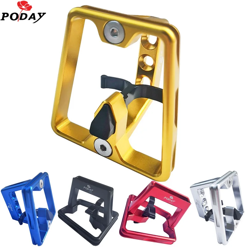 

Folding Bike Front Carrier Adapter Folding Bag Cargo Rack Bracket Aluminum Alloy Mount Base