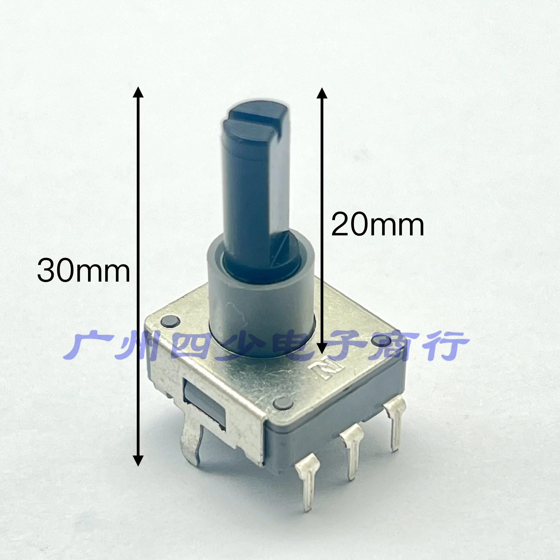 2 PCS South Korean EC16 encoder drum washing machine knob special 12 positioning 12 pulse half shaft length 25mm