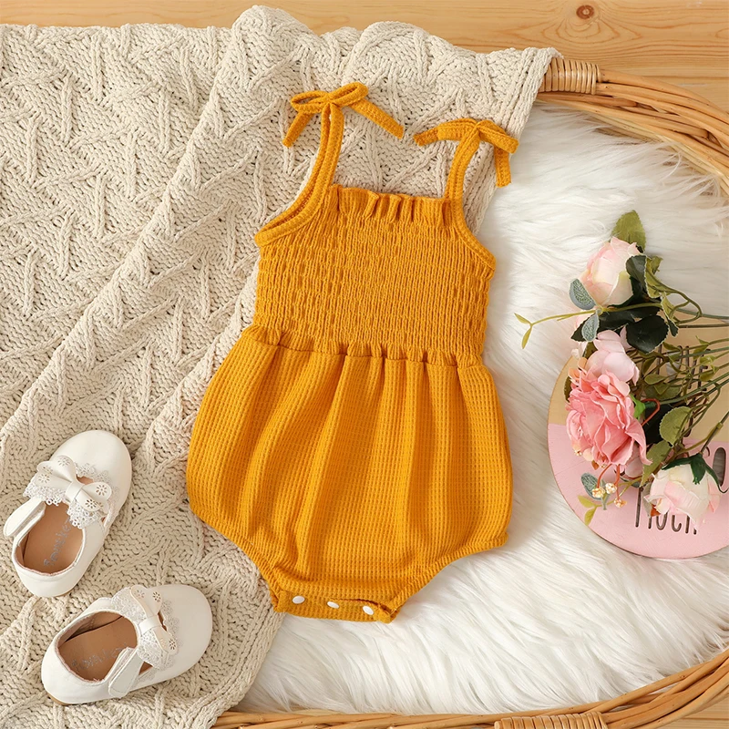 Summer Pure Color Baby Girl Ro - огляд і ціна Baby Clothing Online