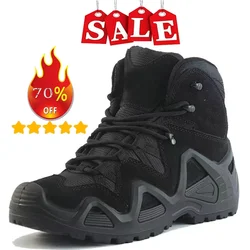 Botas tácticas de combate para Hombre, botines impermeables para exteriores, senderismo, escalada, Militar, nueva marca