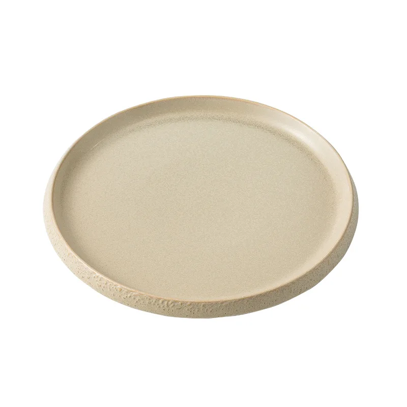 Kitchen  Dinner Set Plates and Dishes，Circular Ceramic Dinner Plates, Pasta, Dessert Plate, Fish Plate, Cream Style Dishes