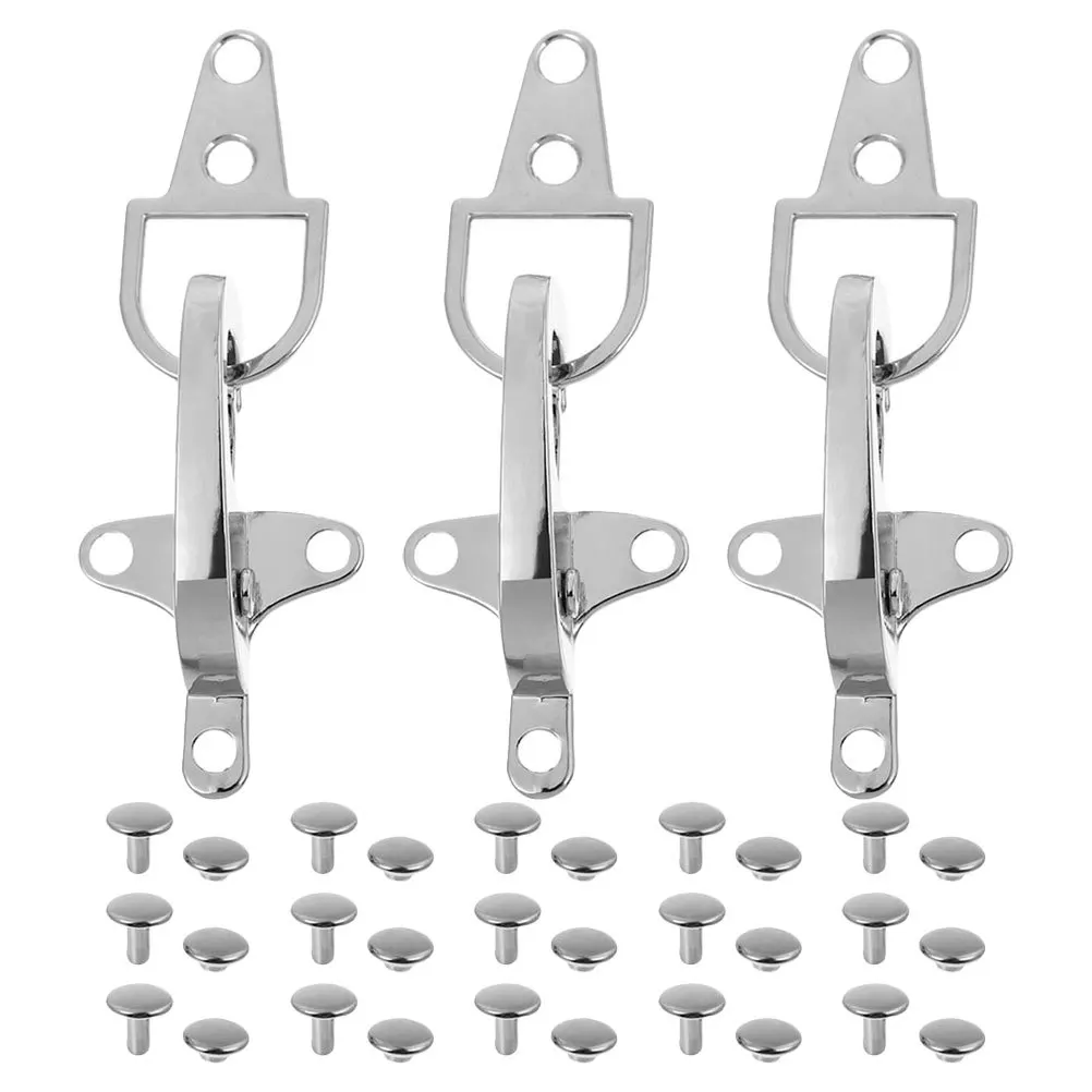 3 مجموعات من أزرار تبديل مشبك معدني للمعطف أسفل سترة الملابس إغلاق استبدال الخياطة اكسسوارات حزام الخصر الربط #1