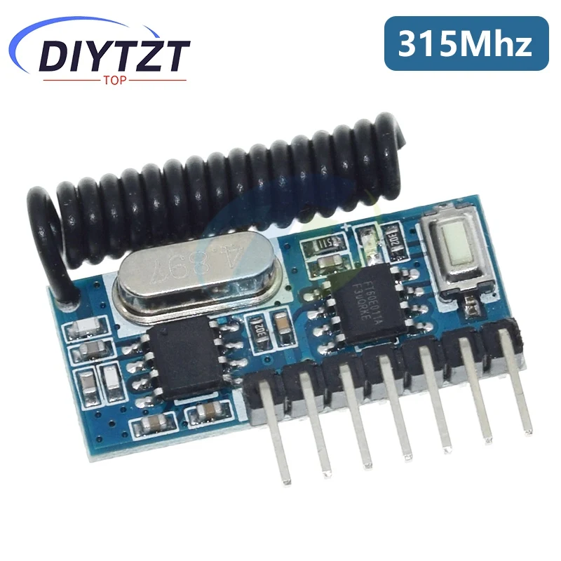 RX480E 315MHZ / 433MHZ RF استقبال التعلم رمز فك وحدة 315/433 ميجا هرتز اللاسلكية 4CH الناتج لترميز أجهزة التحكم عن بعد #5