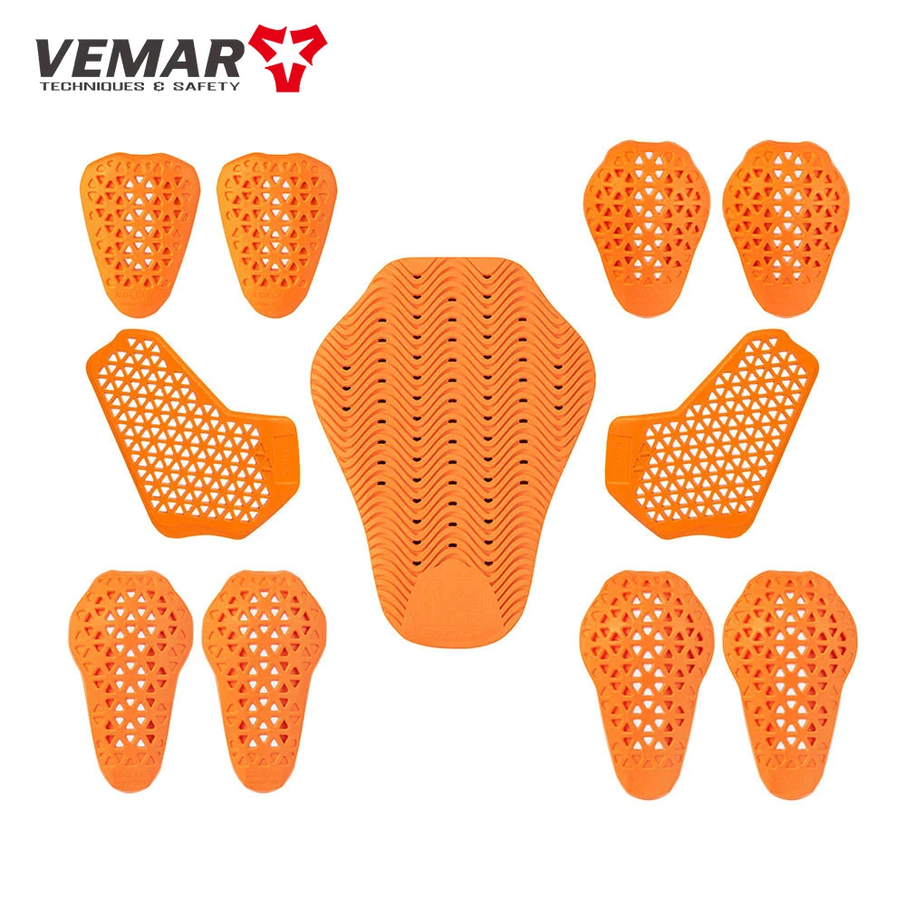 

Motorcycle Jacket Protective Pads Breathable Motocross Jackets Pads CE1 Certification Motorbike Pads Shock-absorbing Anti-drop