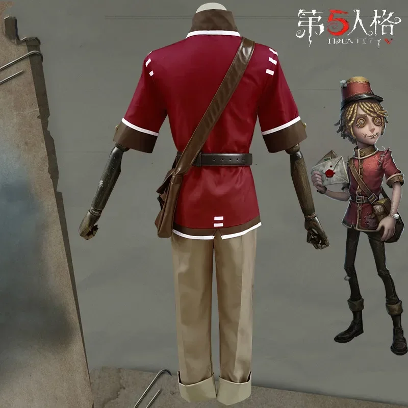 Game Identity V Cosplay Costumes Postman Victor Grantz Cosplay Costume Survivor Original Skin Uniform Suits Clothes Red Uniform