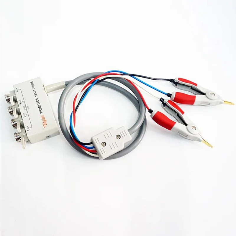 TH26011CS FIXTURE Digital Bridge คลิปทดสอบ LCR สี่เทอร์มินัลเคลวินสายทดสอบ