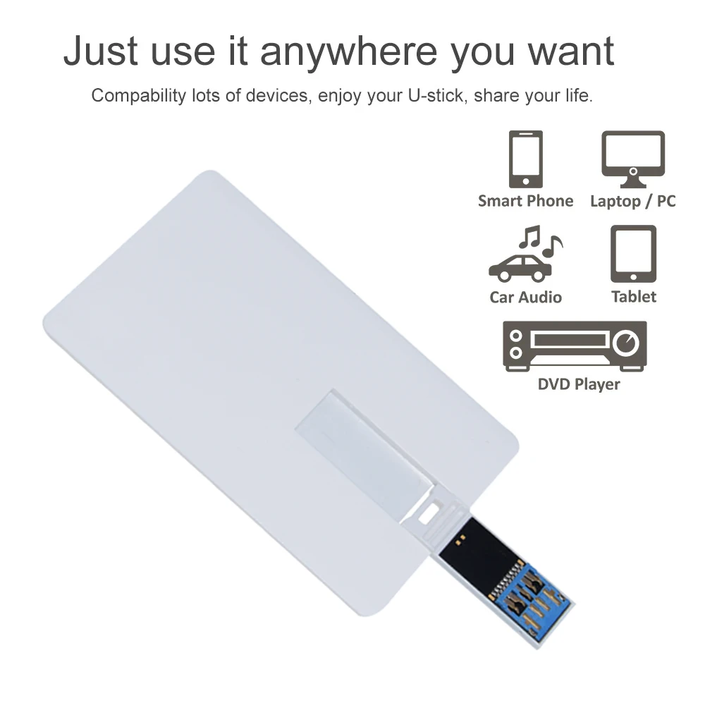 20 peças logotipo de impressão dupla face grátis cartão de crédito usb 3.0 flash drive 128gb capacidade real memória vara presente de casamento de plástico