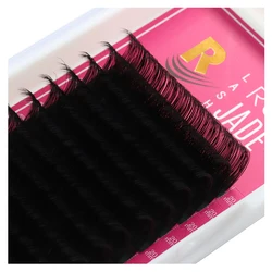 20mm Lashes Eyelashes for Extensions Matte Volume Long False Eyelashes Silk Individual Lashes Fluffy Faux Mink Eyelash Extension