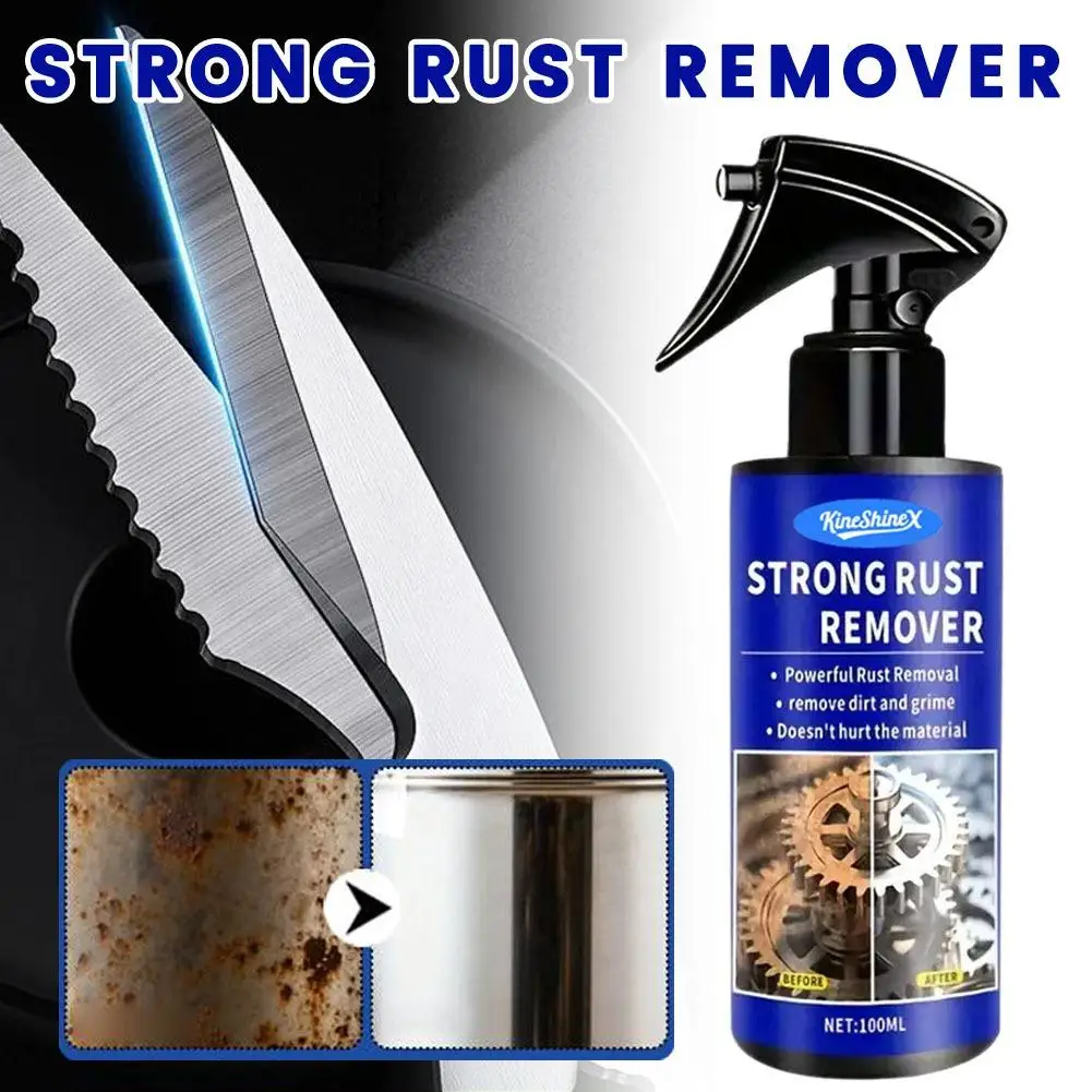 Universal Auto Rust Derusting Remover Spray Portable Metal Surface Cleaning Agent For Car Wheel Hub Exhaust Pipe Brake Pad