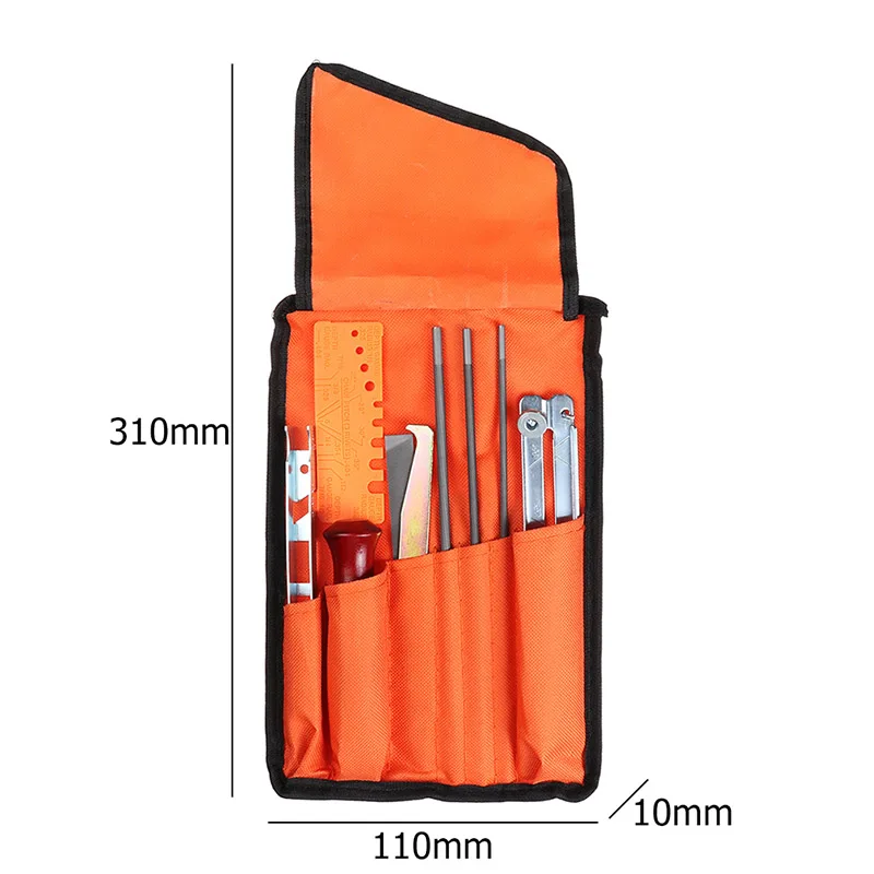 kit-professionale-per-affilatura-motoseghe-da-10-11-12-pezzi-lima-rotonda-e-piatta-e-barra-guida-con-design-robusto-del-manico-in-legno-duro
