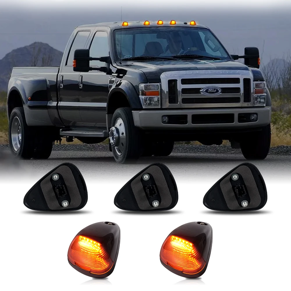 5PCS 12V LED Cab Roof Light For Ford  F-250 F-350 F-450 F-550 F650 F750 Super Duty Accessories