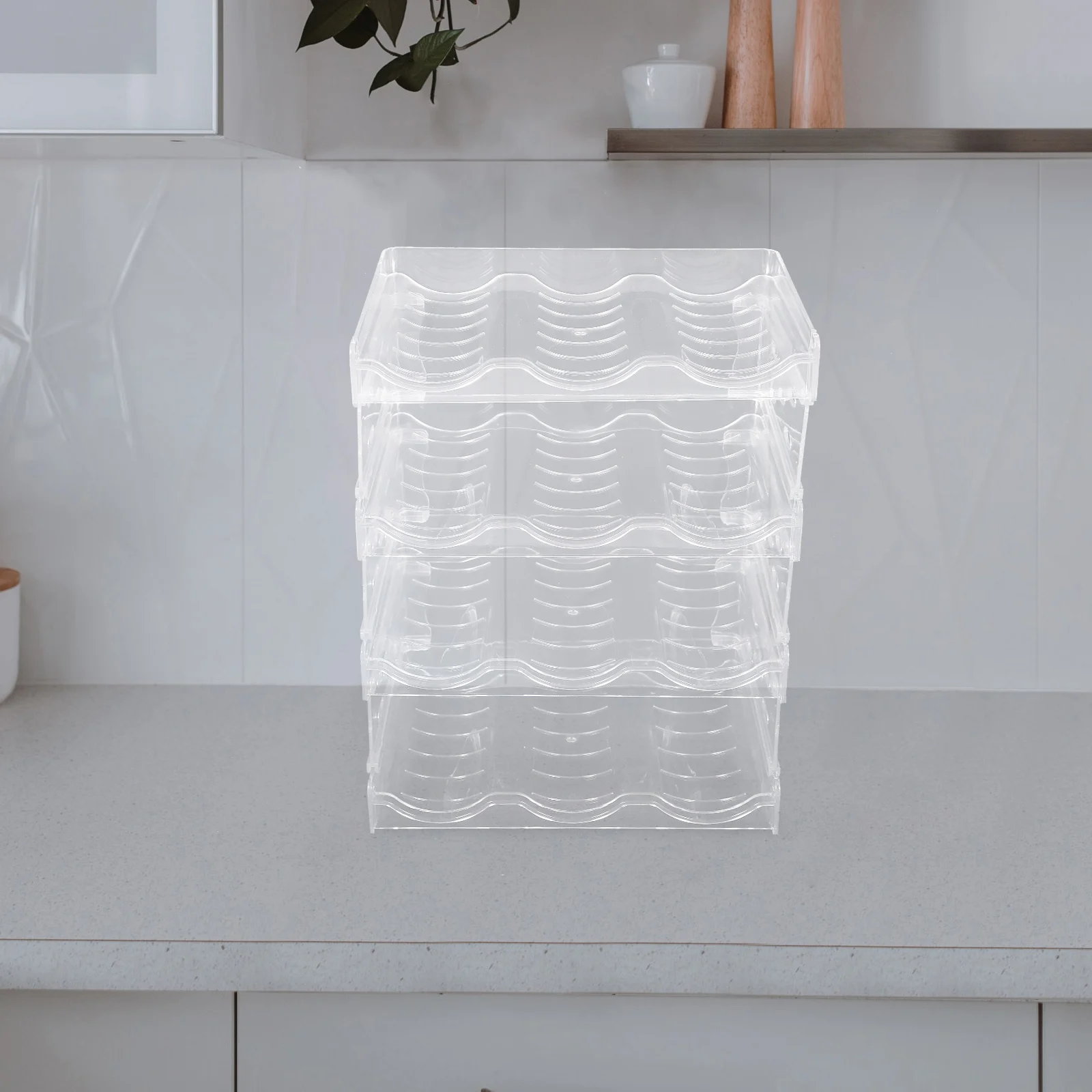 

Foldable Storage Rack Water Bottle Holder Collapsible ganizer Cabinet Kitchen Item Beverage St Display Rack Practical Gift