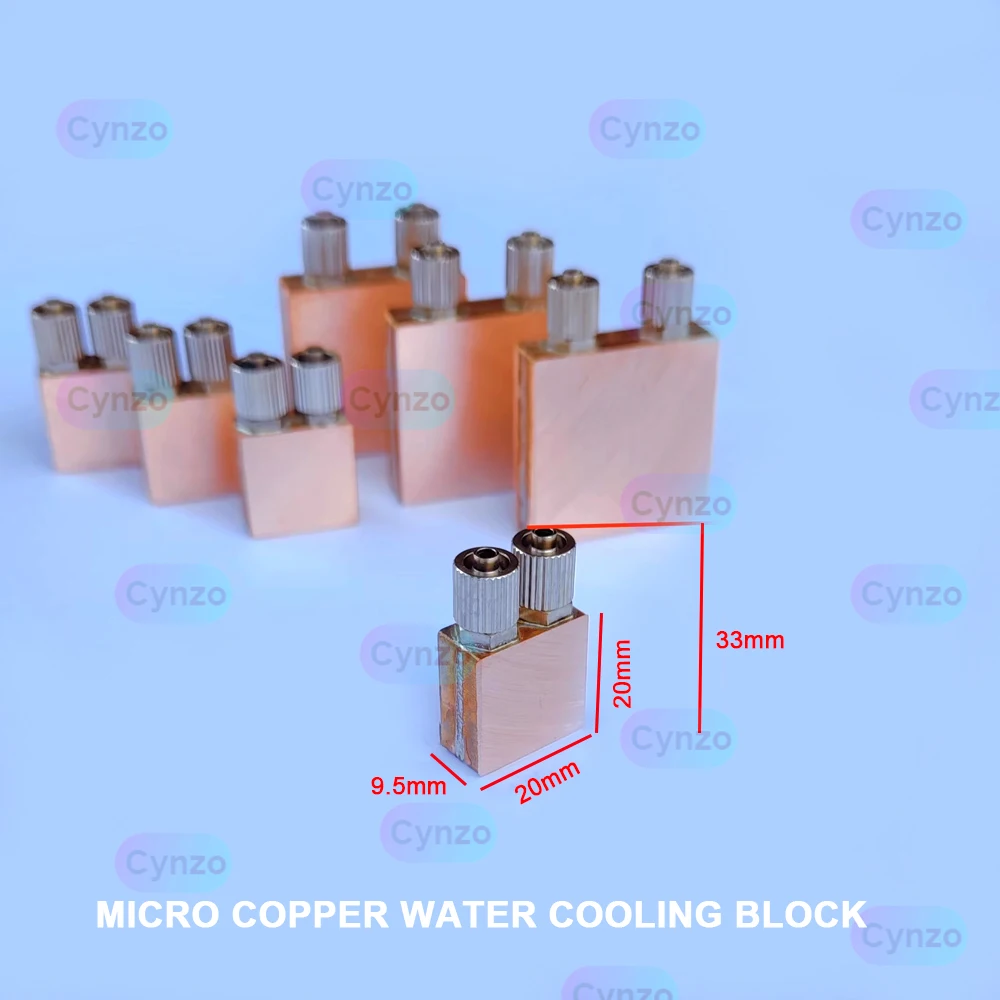 Mikro miedziany komputer Notebook boczny blok chłodzenia wodnego procesor GPU półprzewodnikowe chłodzenie laptopa radiator chłodnicy — zdjęcie produktu 3