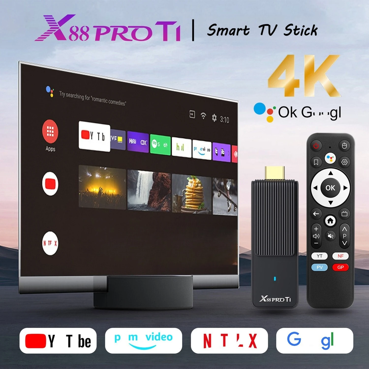Dispositivo de TV Wifi6 X88 T1 - Home Cinema Quad reseña y precio
