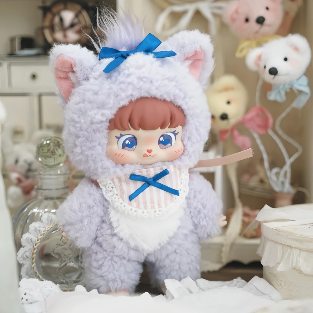 Genuine Puffynose Friends Series Vinyl Plush Blind Box Cute Bag Pendant Doll Collectibles Mystery Box Trends Toys Kids Gift