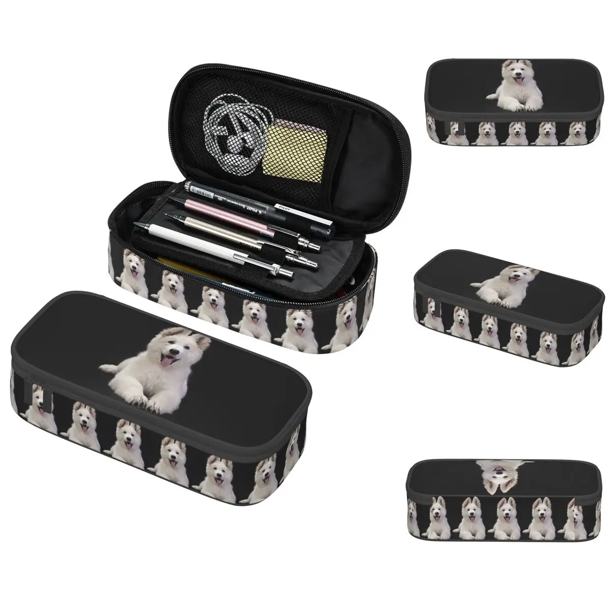 

Милый пенал с щенком, показывающим язык, для студентов, подарочная коробка для ручек, сумка для карандашей, канцелярские принадлежности, держатель для ручек