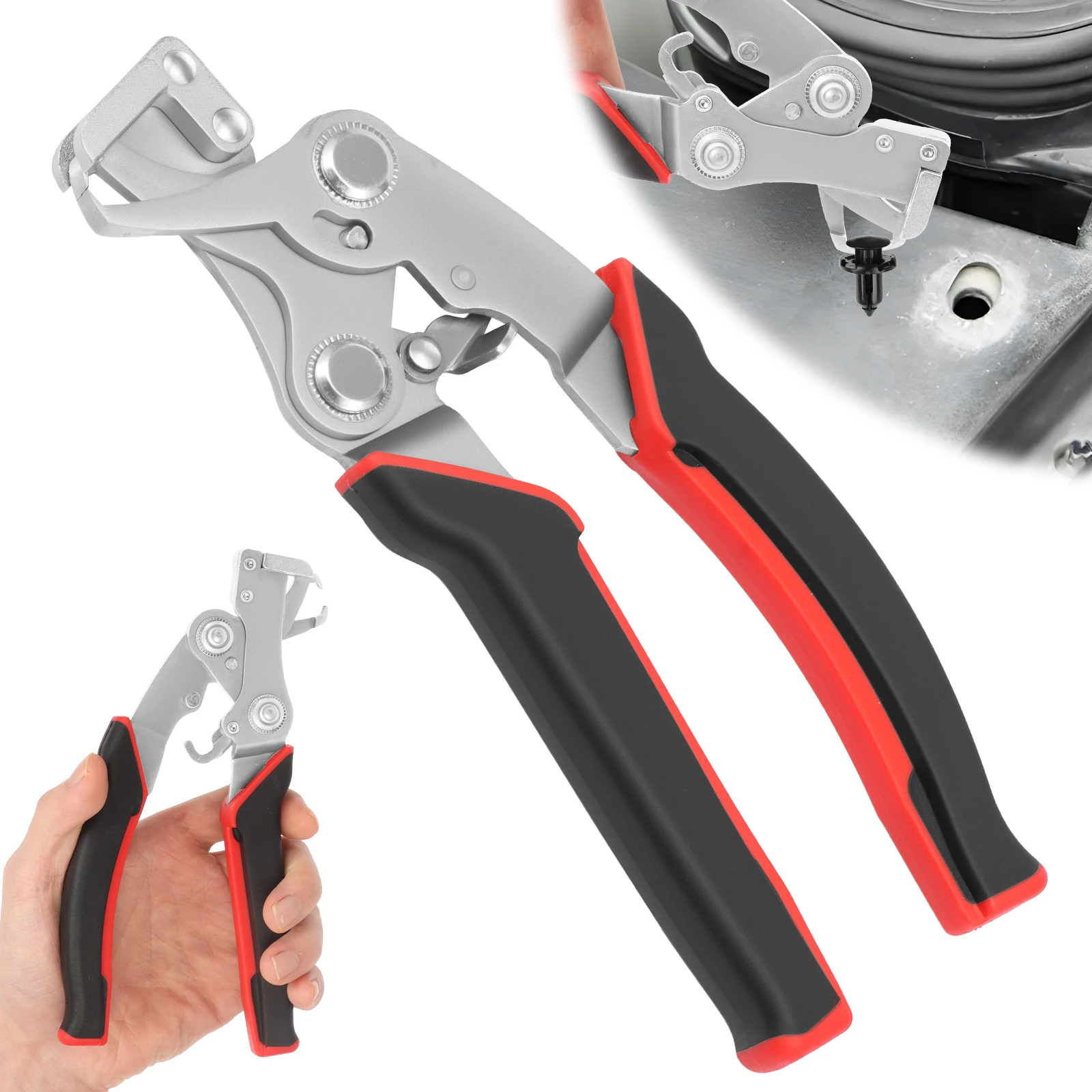 

Car Clip Pliers Multi-functional Automotive Snap Pliers Removes Plastic Buckle Rivet Disassembly Tools for Cars Bicycle Repair