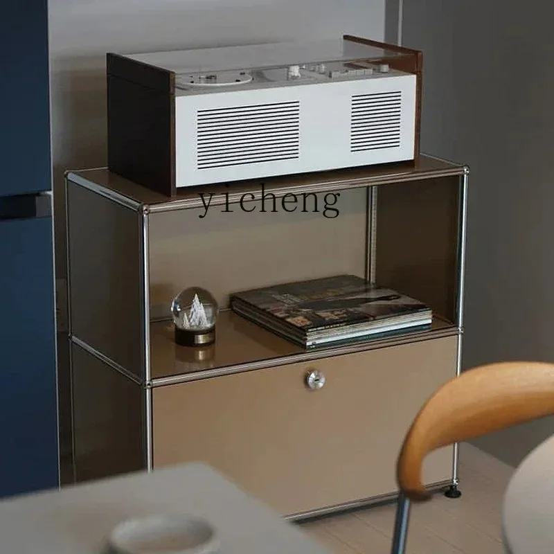 Module Combination Cabinet Decorative Cabinet Light Luxury Dining Side Medieval Cabinet StorageD25