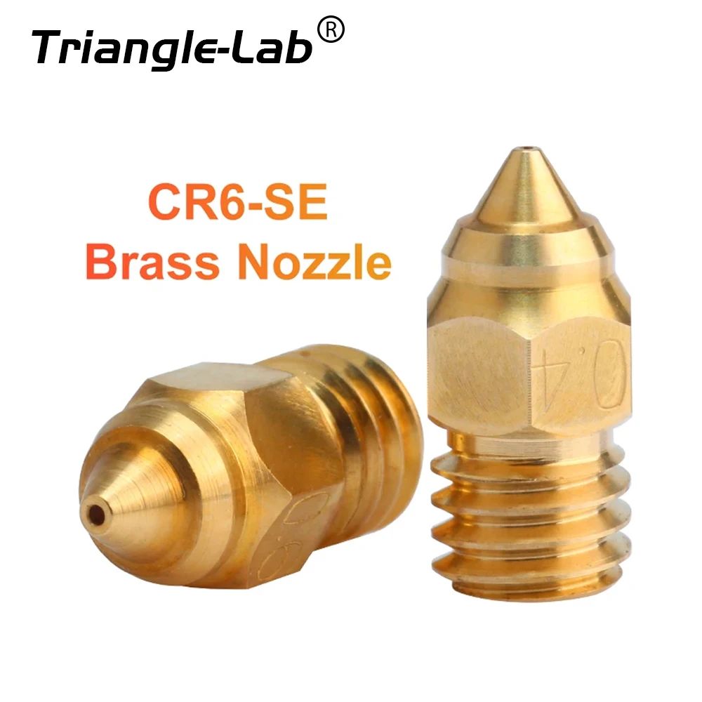 

Trianglelab CR6-SE Brass Nozzle For CR-6 SE Sprite Extruder Ender 3 ender3 pro MAX V2 Ender 5 CR-10 3D Printer