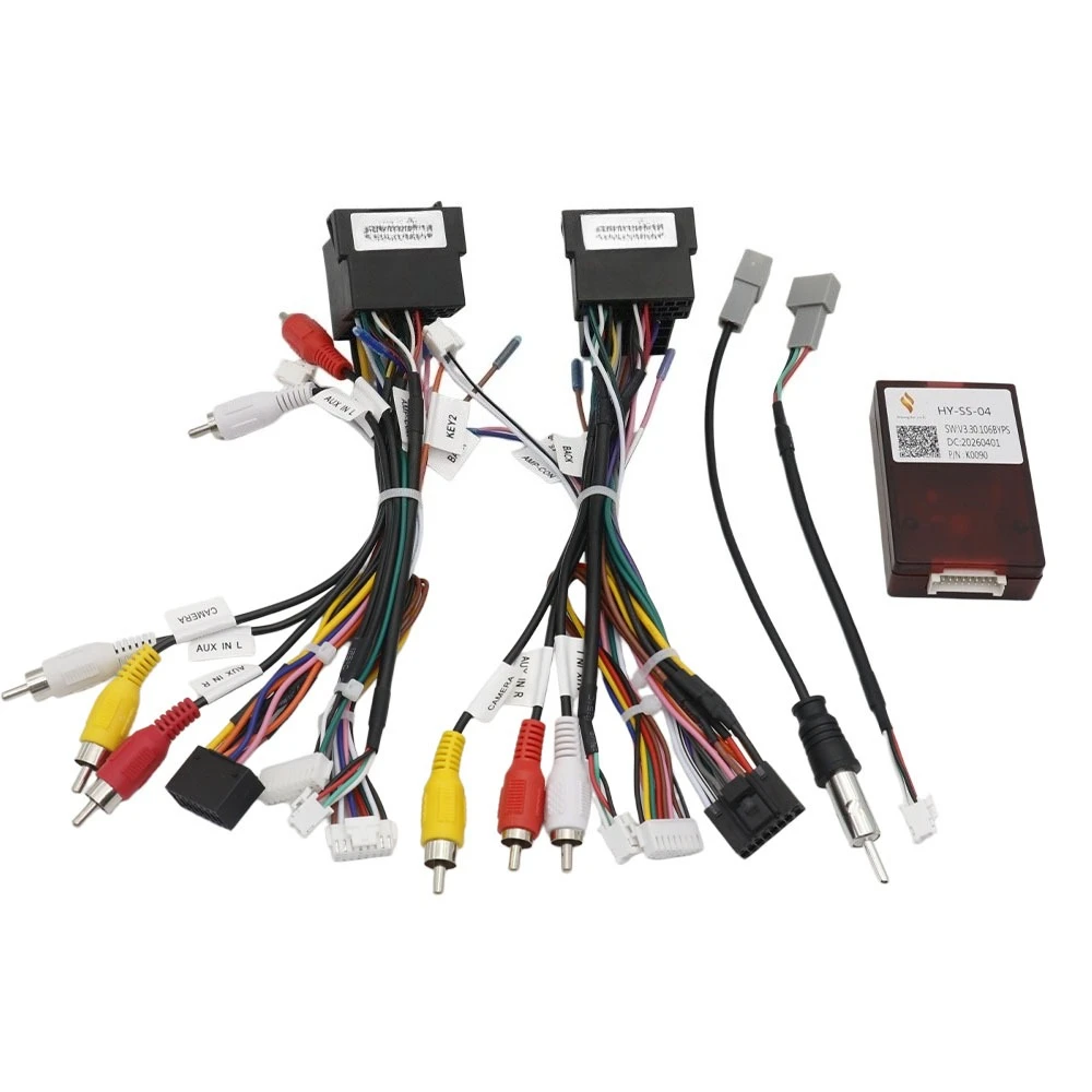 16Pin CANBUS Harness Adapter For Kia Sorento 2009-2012 Radio 2DIN Android Stereo Retain SWC Plug & Play Cable