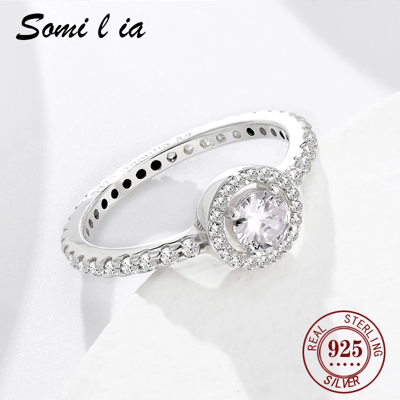 

Somilia Sterl CC26 Ladies' Gypsophila Fashion S925 Jewelry, Wedding, Engagement, RING For Women Girlfriend