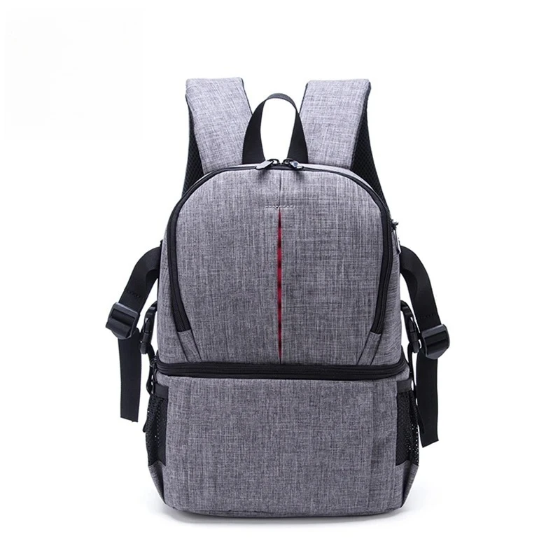 Mochila à prova d'água para câmera, bolsa de ombro para lentes DRLS, mochila para fotografia ao ar livre, mochila masculina e feminina