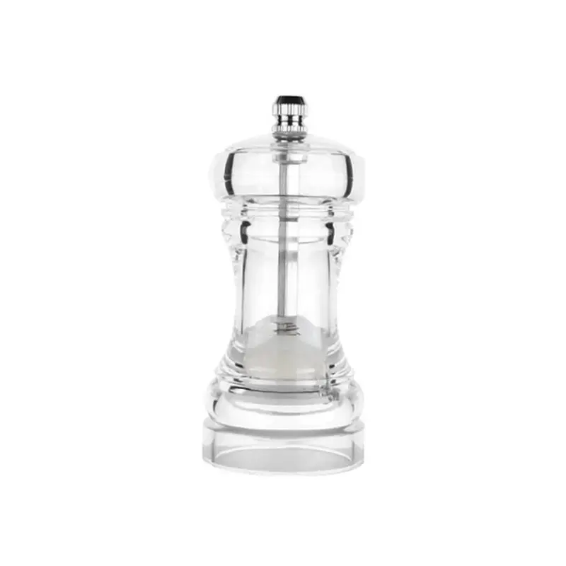 T19C 3X Pepper Grinder-Acrylic Salt And Pepper Shakers Adjustable Coarseness By Ceramic Rotor Kitchen Accessories S