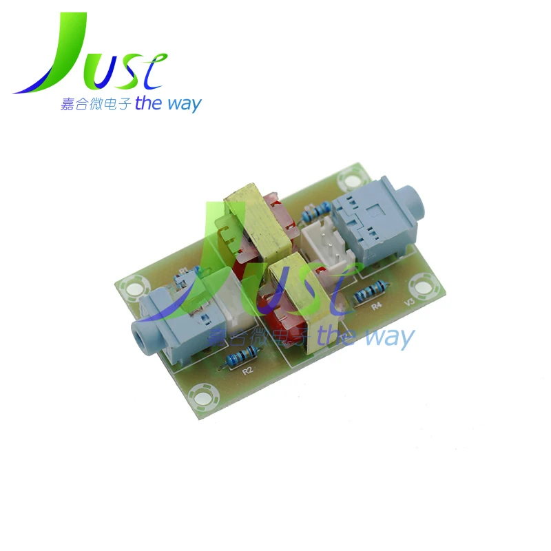 Audio isolator, vehicle common ground suppression, interference noise isolation module, transformer coupler