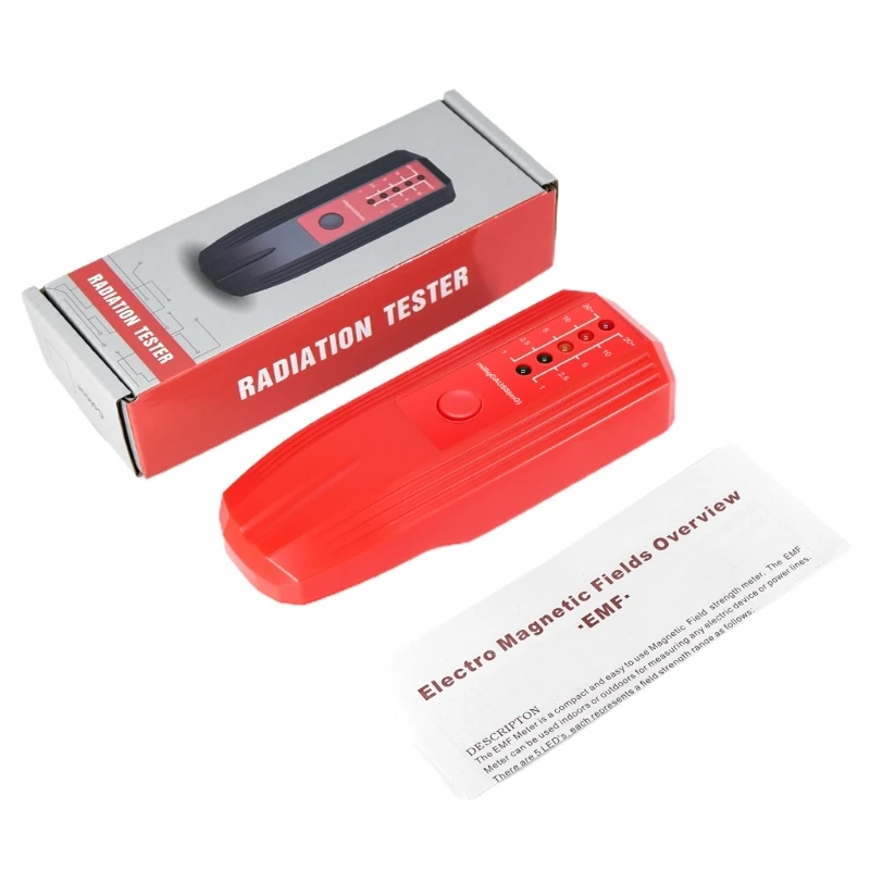 Electromagnetic Field Radiation Detector Hand-held Emission-Dosimeter Tester Fit for House EMF Inspection Office Outdoor