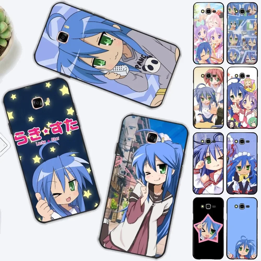 Anime Lucky Star Kawaii Izumi Phone Case For Samsung J 7 plus 7core J7 neo J6 plus prime J6 J4 J5 Mobile Cover