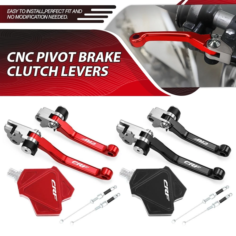 

Brake Clutch Levers Stunt Clutch Easy Pull Cable Lever System For HONDA CRF150F /CRF230F 2003-2017 CRF250R/X CRF450R/X 2007-2018