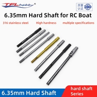 TFL 6.35mm 1/4 inch Hard shaft /Axle 316 Stainless Steel for Electric/Oil RC Boat