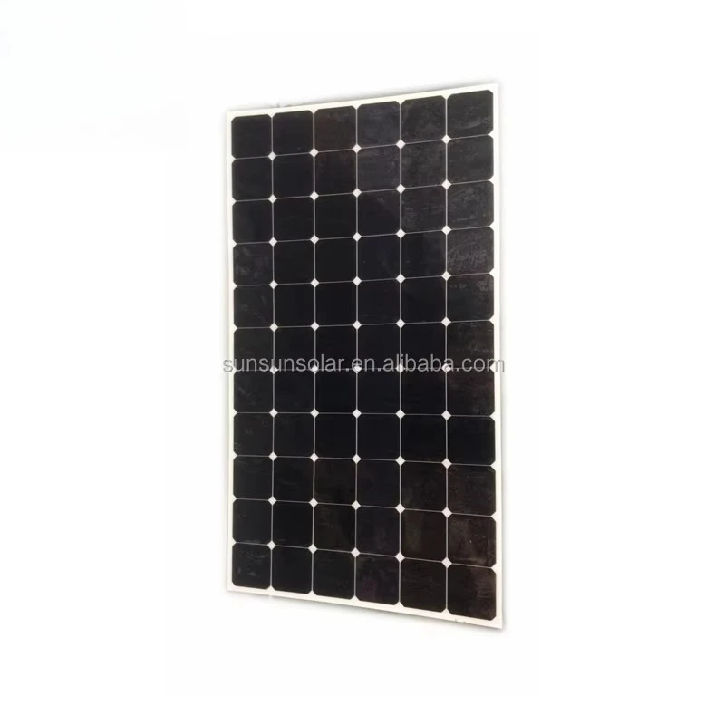 

China Manufacturer Camping Marine Use 22% Efficiency 60 Cells SunPower Cell Semi Flexible Solarpanel 200W
