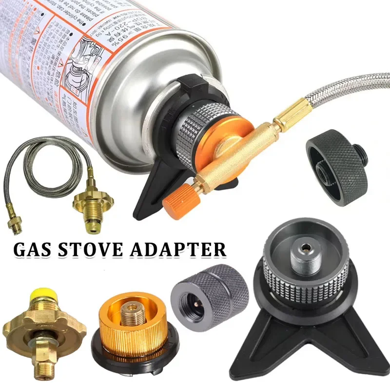 Adapter do kanistra na butan Outdoor Camping Kuchenka gazowa Converter Propan Refill Gas Cartridge Tank Butan Adapter Kuchenka gazowa Akcesorium