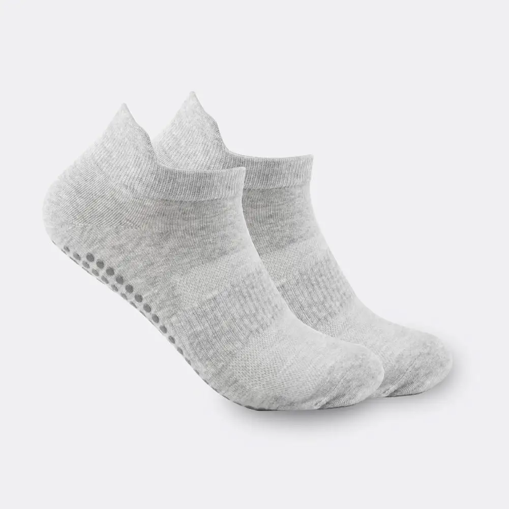 Workout Socks Warm Anti-slip Unisex Floor Socks with Silicone Bottom for Sports Winter Activities Thickened Mid-tube Design