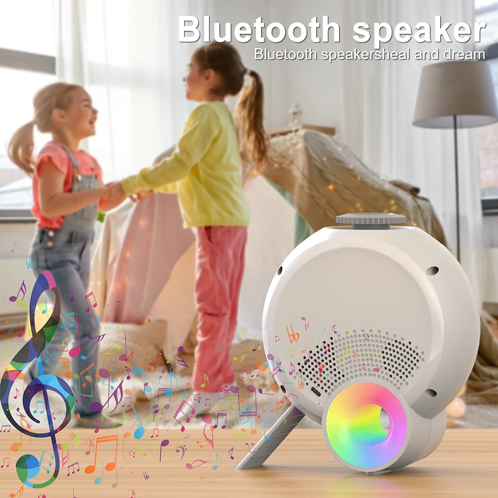 Imagem -03 - Projetor Galáxia com Temporizador para Quarto Infantil Luz Noturna hd Projetor Estrela Rotativa 360 ° Bluetooth 13 em Planetário