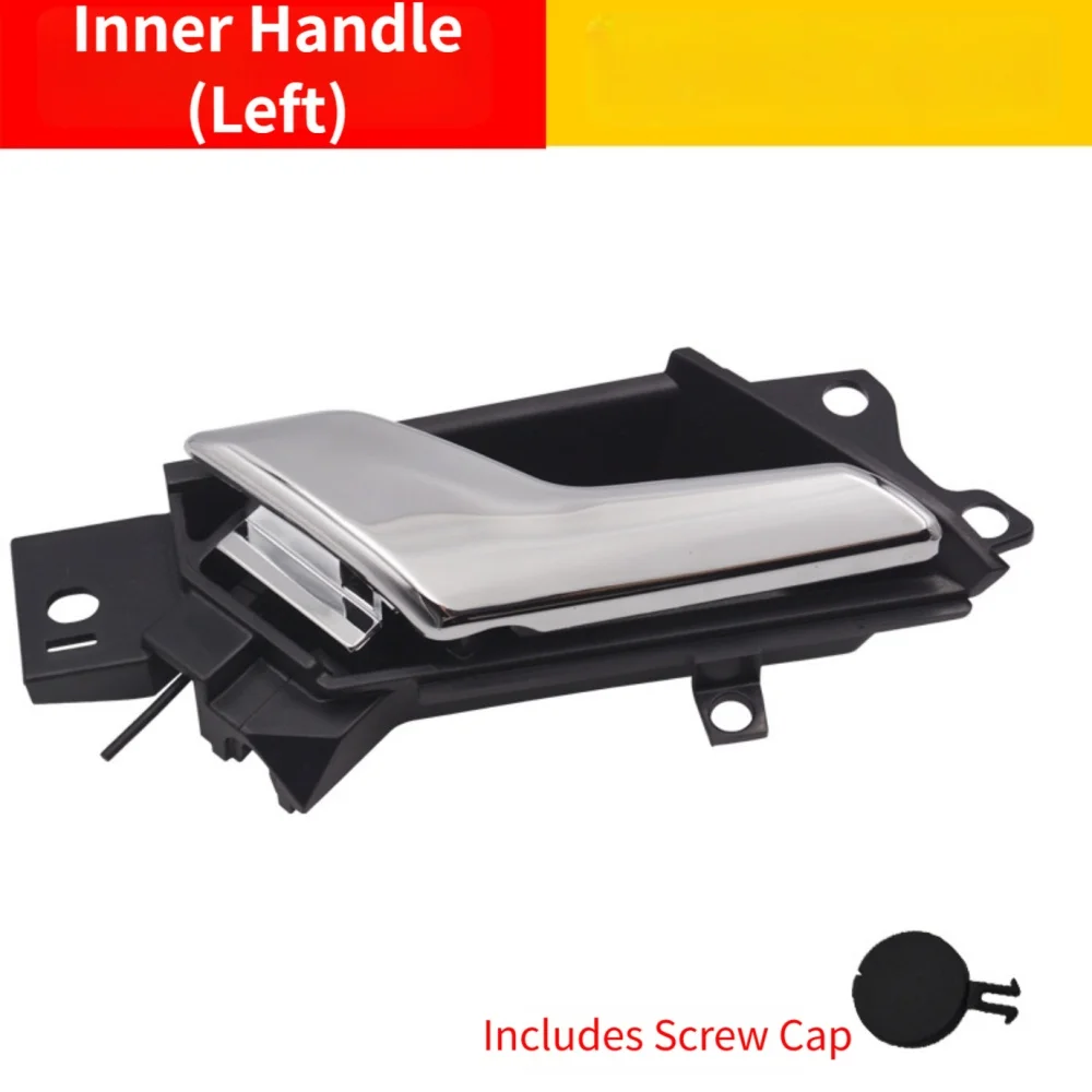 1pcs Door Handle Inside For Chevrolet Antara Door Handle Interior Door Handle Part Number 96861998 Black ABS Car Accessories