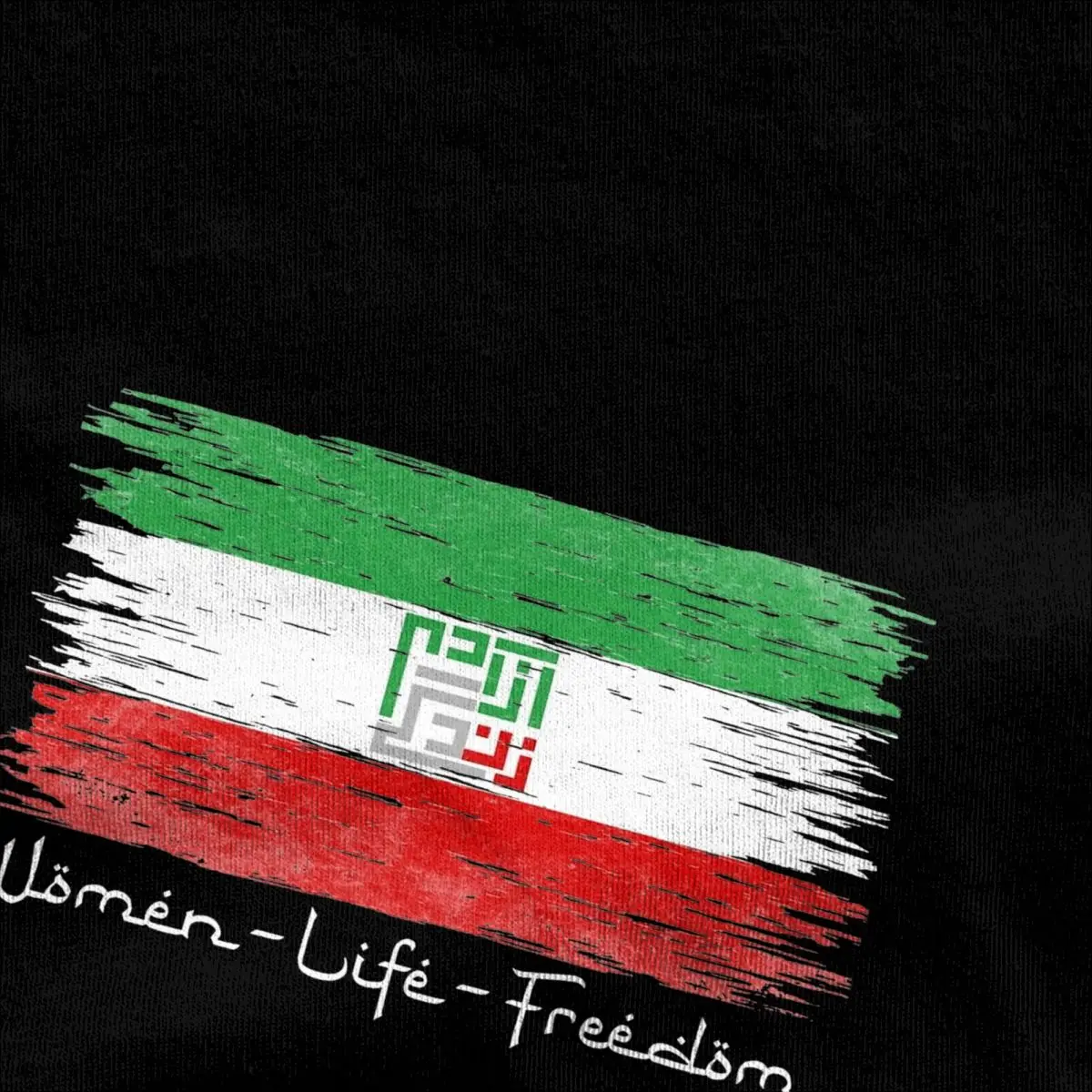 Men Iran Iranian Flag Mahsa Amini T-Shirts Cotton Clothes Summer Y2K Retro Short Sleeve T-Shirt O Neck Harajuku Casual Tshirt