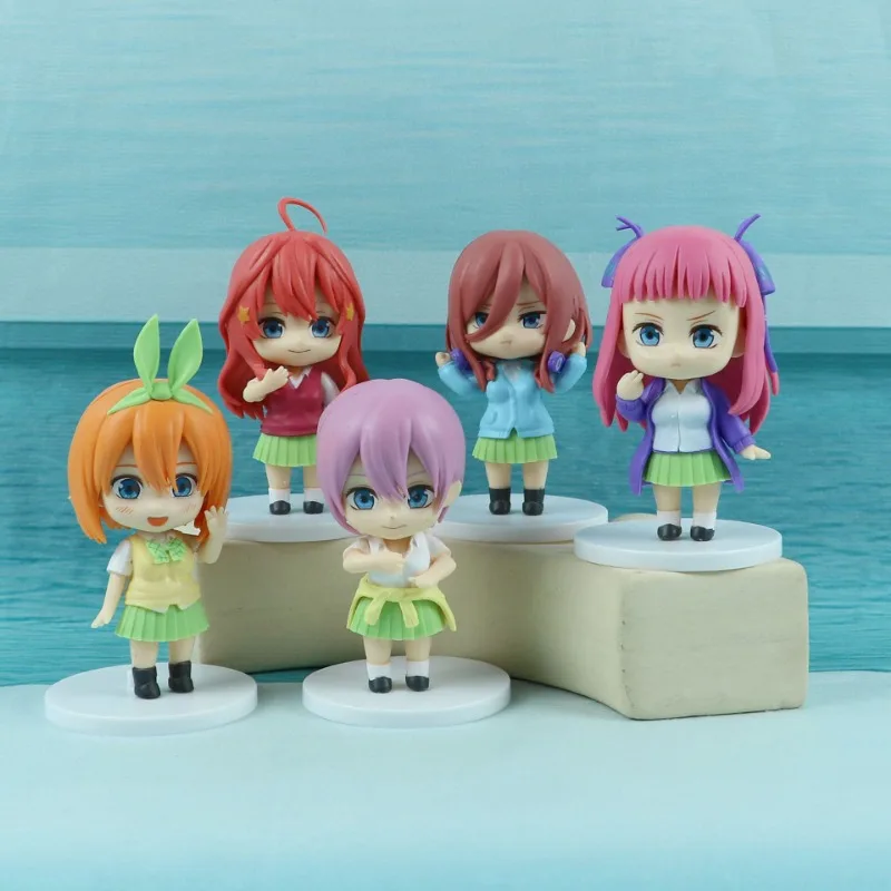 1pc random color PVC Action Figures The Quintessential Quintuplets Anime Nakano Ichika Nino Miku Yotsuba