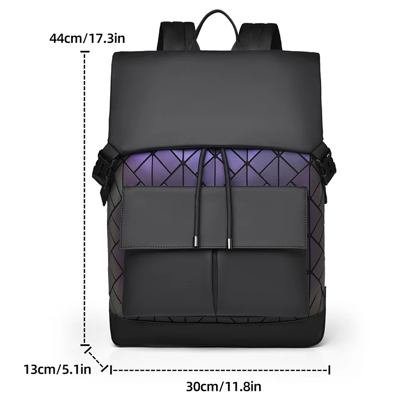 Toposhine Grid Colors Backpack for Campus Travel Work Commuting Men Computer Bag Fashionable Large 13-15.6 Inch Laptop Backpack