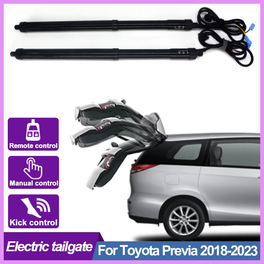 

Новинка для Toyota Previa 2018-2021 2022 2023 Модифицированная электрическая задняя дверь модификация автомобиля автоматическая подъемная задняя дверь автомобиля