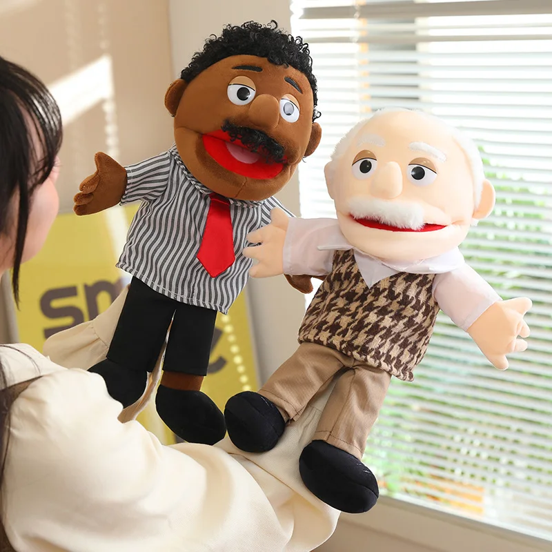 

Плюшевая кукла-перчатка для детей 38 см, популярная игрушка для ролевых игр, для мальчиков и девочек, реквизит для сказок на ночь, семейные ролевые игры, кукла-игрушка