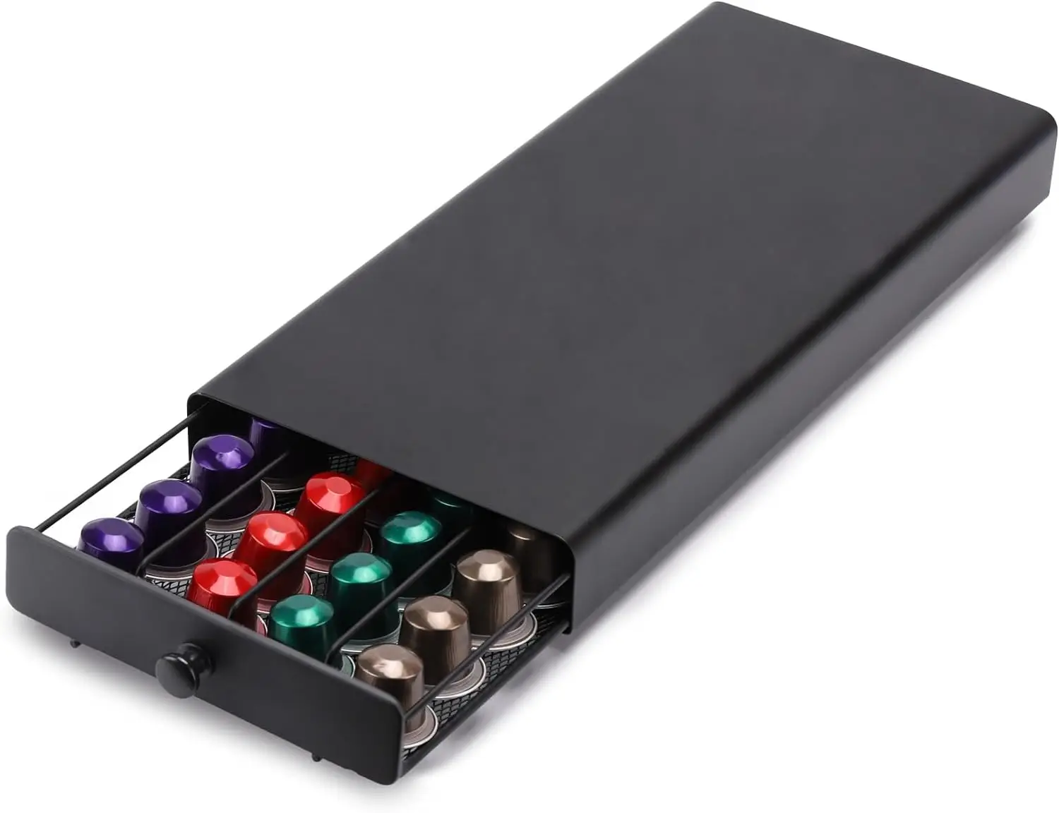 Nespresso Original Line Coffee Pod Storage Drawer Holder 40 Capsule Capacity Organizer OriginalLine Holder