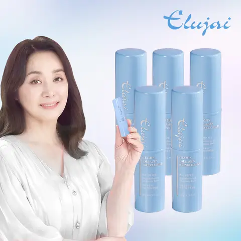 [홈쇼핑정품] 엘루자이 비타민 콜라겐 링클밤 5개/ 멀티밤 주름지우개 미백 보습 탄력 피부 링클케어