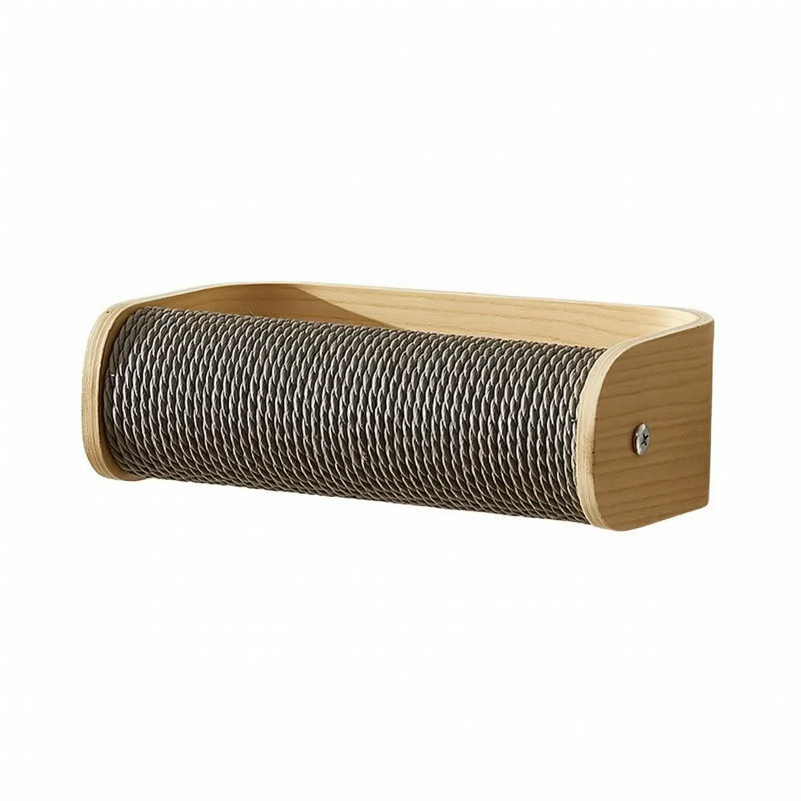 Sisal Cat Scratching Post for Wall with Sturdy Board Design and Compact Size for Small Apartments and Tight Corners - view 2