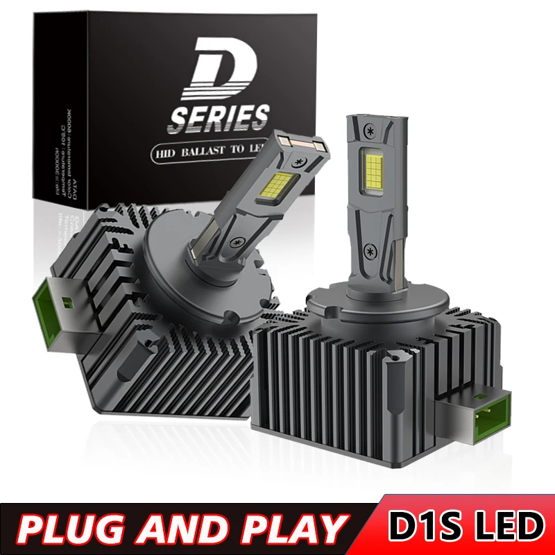 Image of D-Serie D1S D3S D8S LED-Scheinwerfer Autobeleuchtung D2S D4S D5S Plug&Play D1R D2R D3R D4R D8R 1:1 Turbo Auto Glühbirne Scheinwerfer 6000K