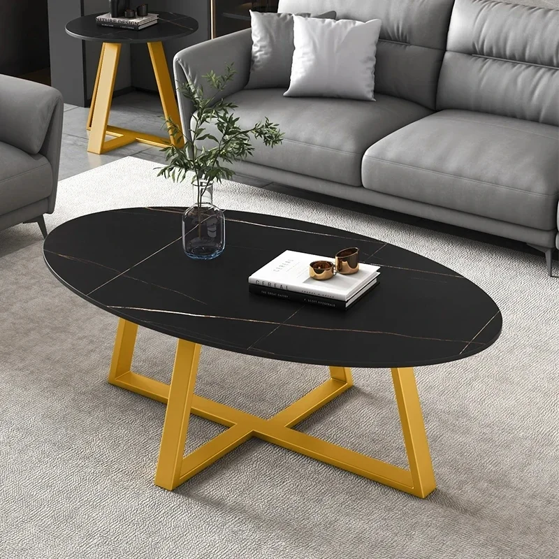 

Living Room Coffee Tables Nordic Modern Black Gold Simple Coffee Tables Luxury Floor Muebles Para El Hogar Loft Decor Interior