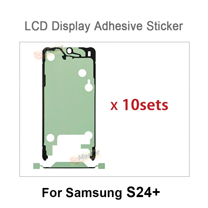 10Pcs LCD Display Adhesive Waterproof Sticker for Samsung Galaxy S23 S24 S25 Plus Ultra FE Front Side Seal Tape Adhesive Glue image 2